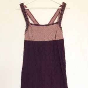 Free people all the right moves plum dress size 4